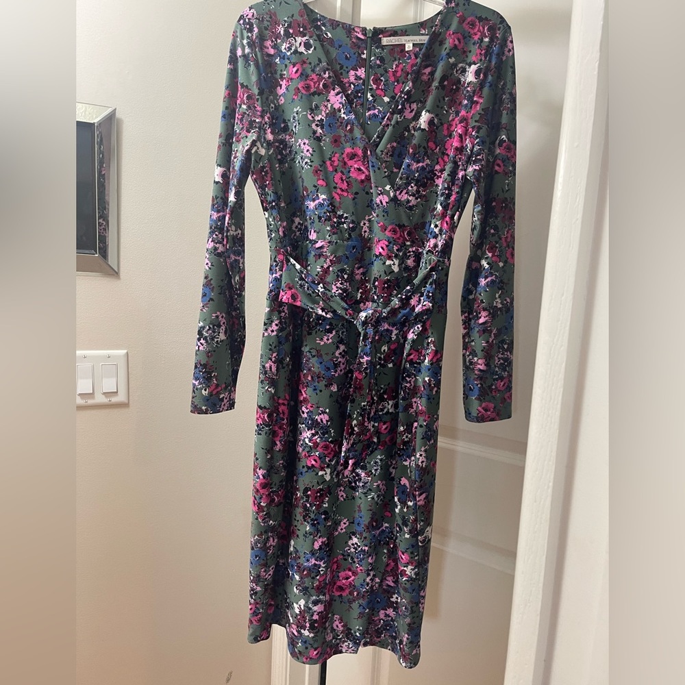 Rachel by Rachel Roy Midi faux wrap dress